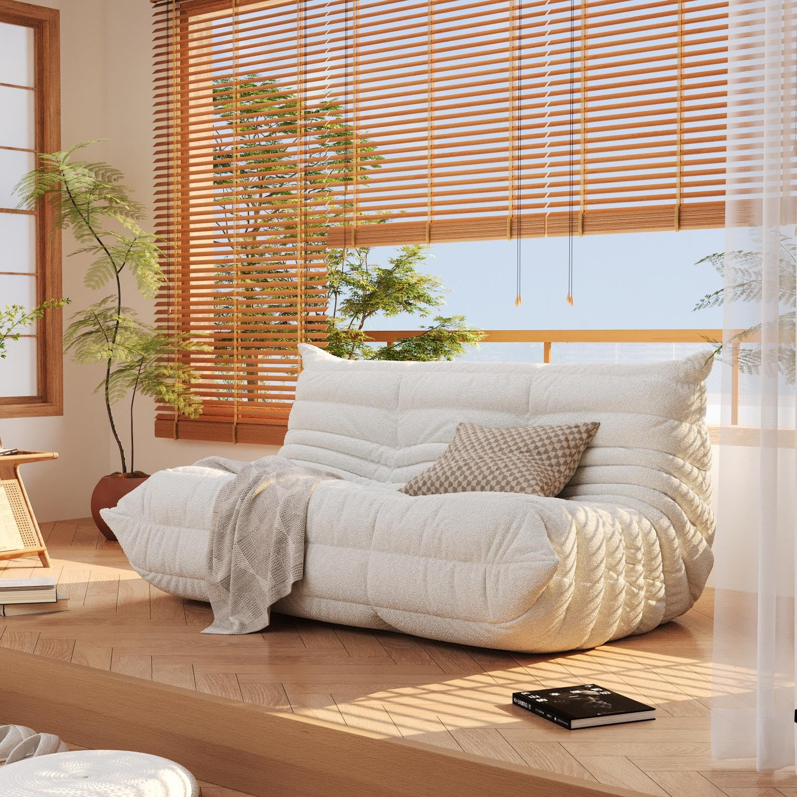 Bean Bag Chair, Fireside Chair, Large Bean Bag Chair for Adults, Bean Bag Chairs for Teens with H... | Amazon (US)