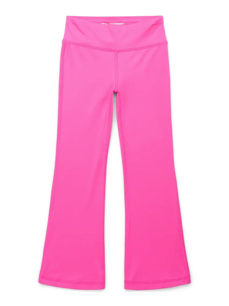 Athletic Works Girls Active Flare Leggings with UPF 30, Sizes 4-18 & Plus | Walmart (US)