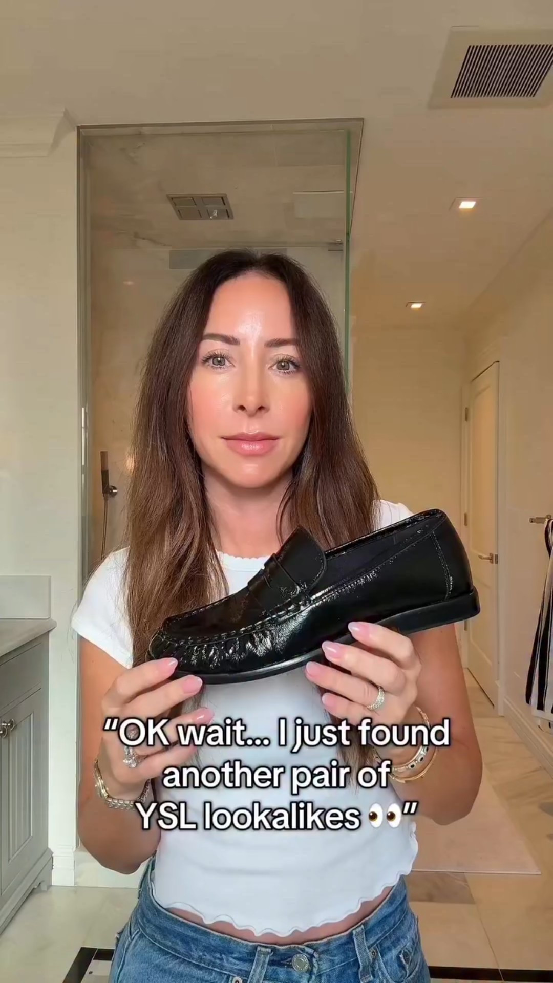 “These patent leather loafers are giving major YSL/The Row vibes ✨ Buttery soft leather, no breaking in required, and effortlessly chic. Perfect for moms and cool girls alike-designer look without the designer price.”

COMMENT “LINK” and ill send it to you!🛍️

#loafers #loafershoes #designerinspired #lookforless #yslinspired #therowstyle #quietluxury #quietluxurystyle #designeronabudget #marykateandashleyolsen #styleover30

#LTKShoeCrush #LTKOver40 #LTKStyleTip