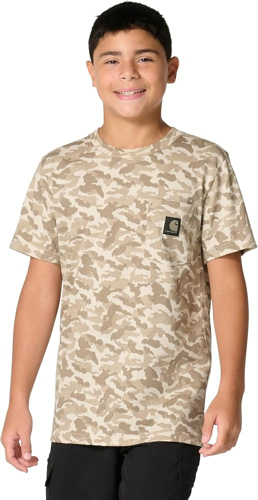 Boys' Short Sleeve Camo Print T-Shirt | Amazon (US)