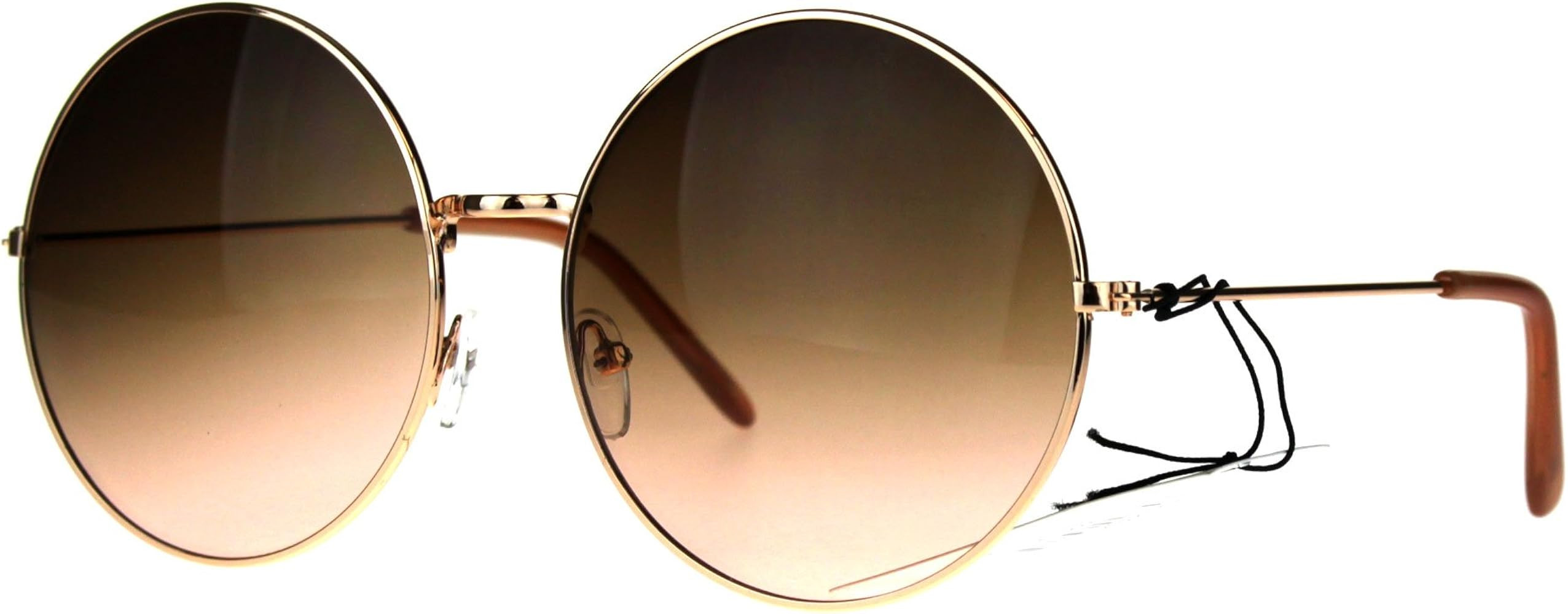 Classic Oversize Joplin Style Hippie Round Circle Lens Sunglasses | Amazon (US)