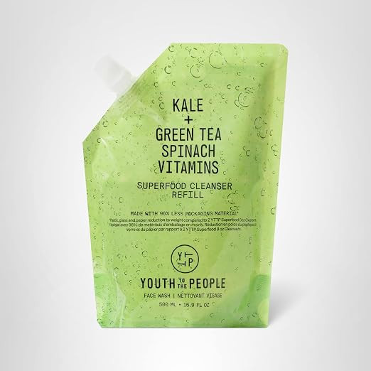 Youth To The People Superfood Facial Cleanser - Kale + Green Tea Daily Face Wash, Gentle Makeup R... | Amazon (US)