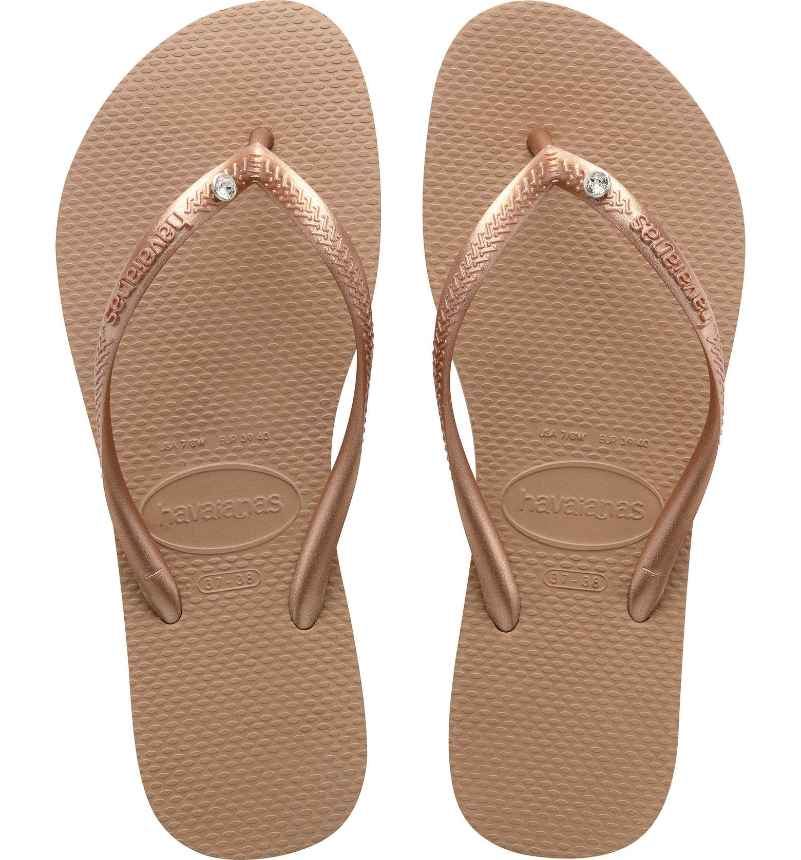 Havaianas Slim Crystal Flip Flop (Women) | Nordstrom | Nordstrom