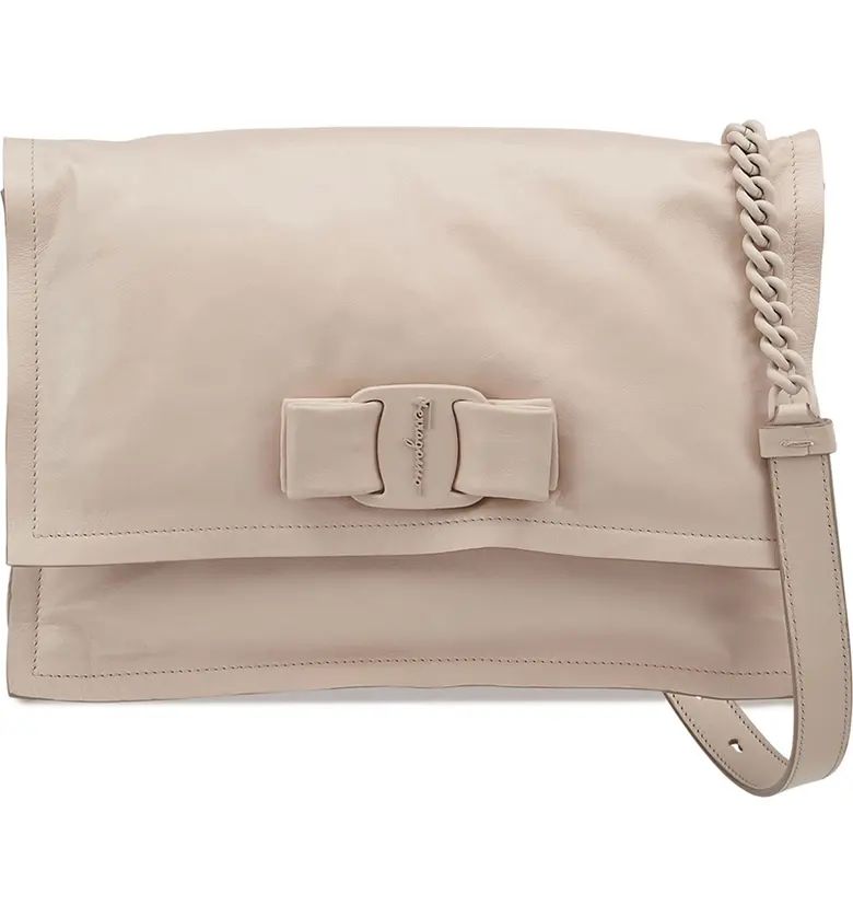 Viva Puffy Calfskin Leather Shoulder Bag | Nordstrom