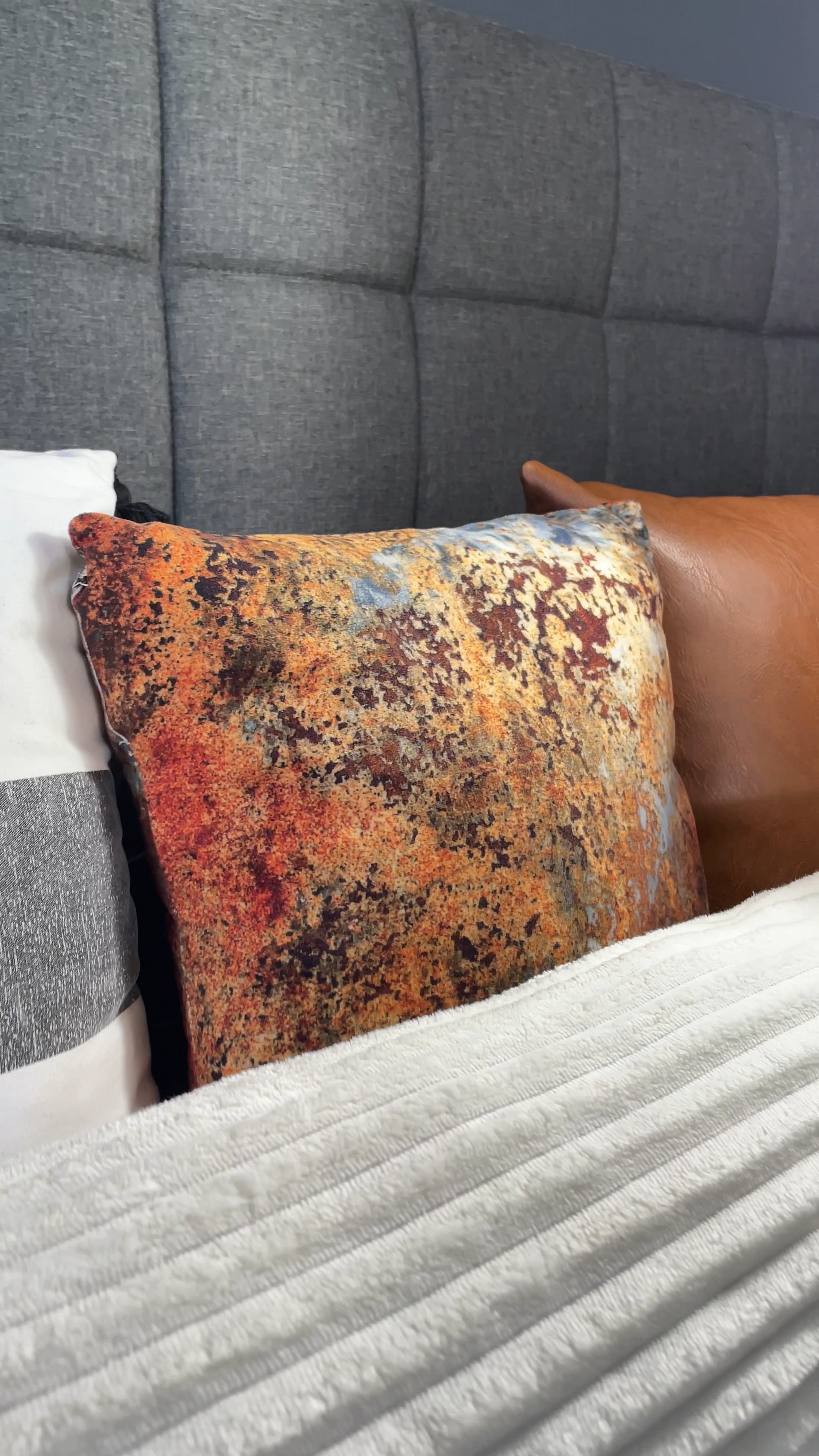 Surprisingly affordably priced! This rustic metallic artsy pillowcase is so beautiful it will make any setup standout and just pop! 

#LTKFindsUnder100 #LTKHome