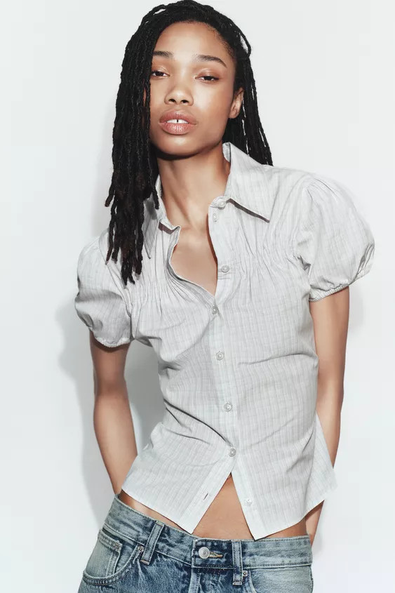 KAROHEMD AUS POPELIN | Zara DE