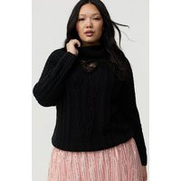 Heart Turtleneck Pullover Sweater in Black | Torrid (US & Canada)