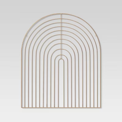 Metal Gold Rainbow Wall Decor - Project 62™ | Target