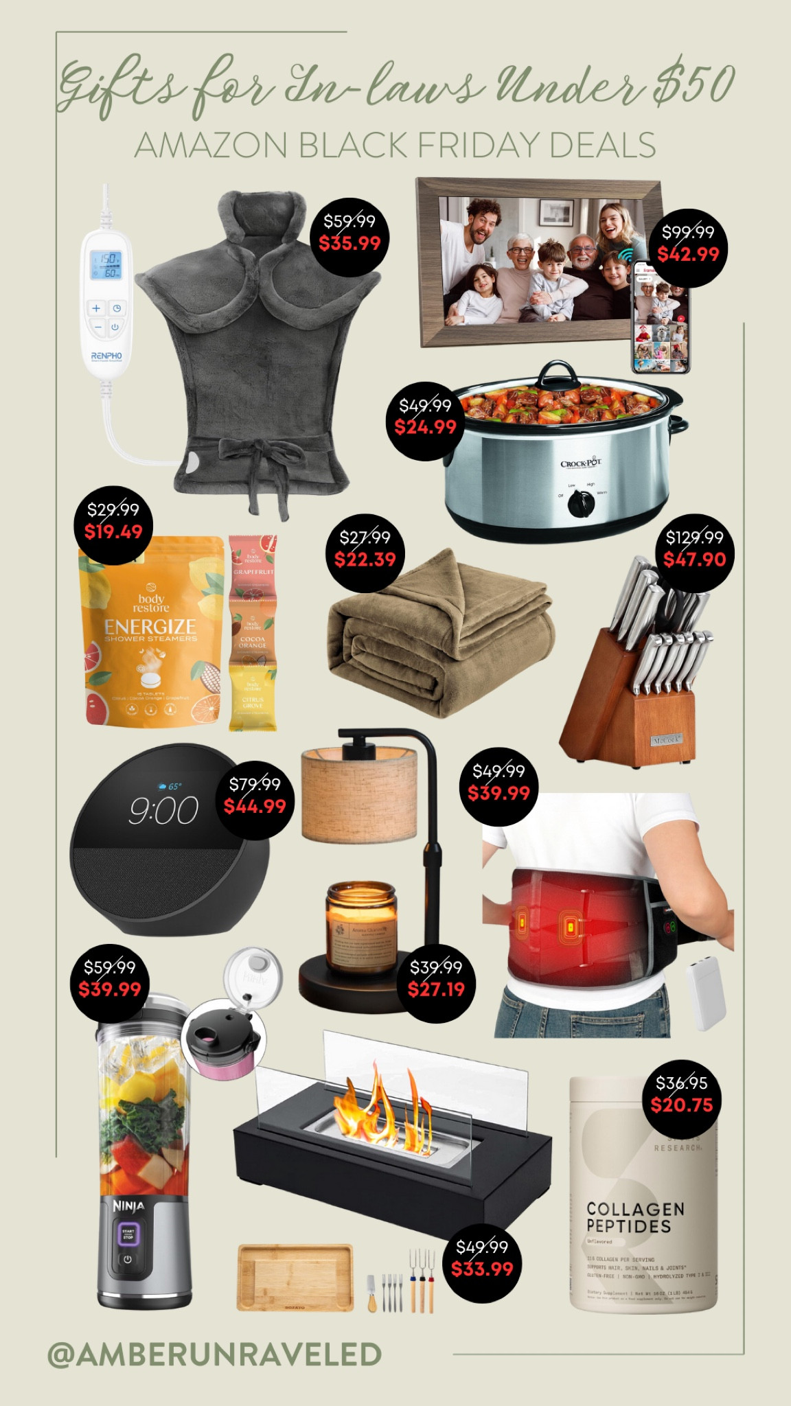 Your wallet will thank you for this in-laws gift guide that are all under $50 from Amazon's Black Friday sale! Make sure to get these self-care, lifestyle, kitchen, and tech finds now while they’re still available and on sale!
#cyberweeksale #CreatorFavorites2024 #kitchenfinds #selfcare #homedecor

#LTKHome #LTKSaleAlert #LTKCyberWeek