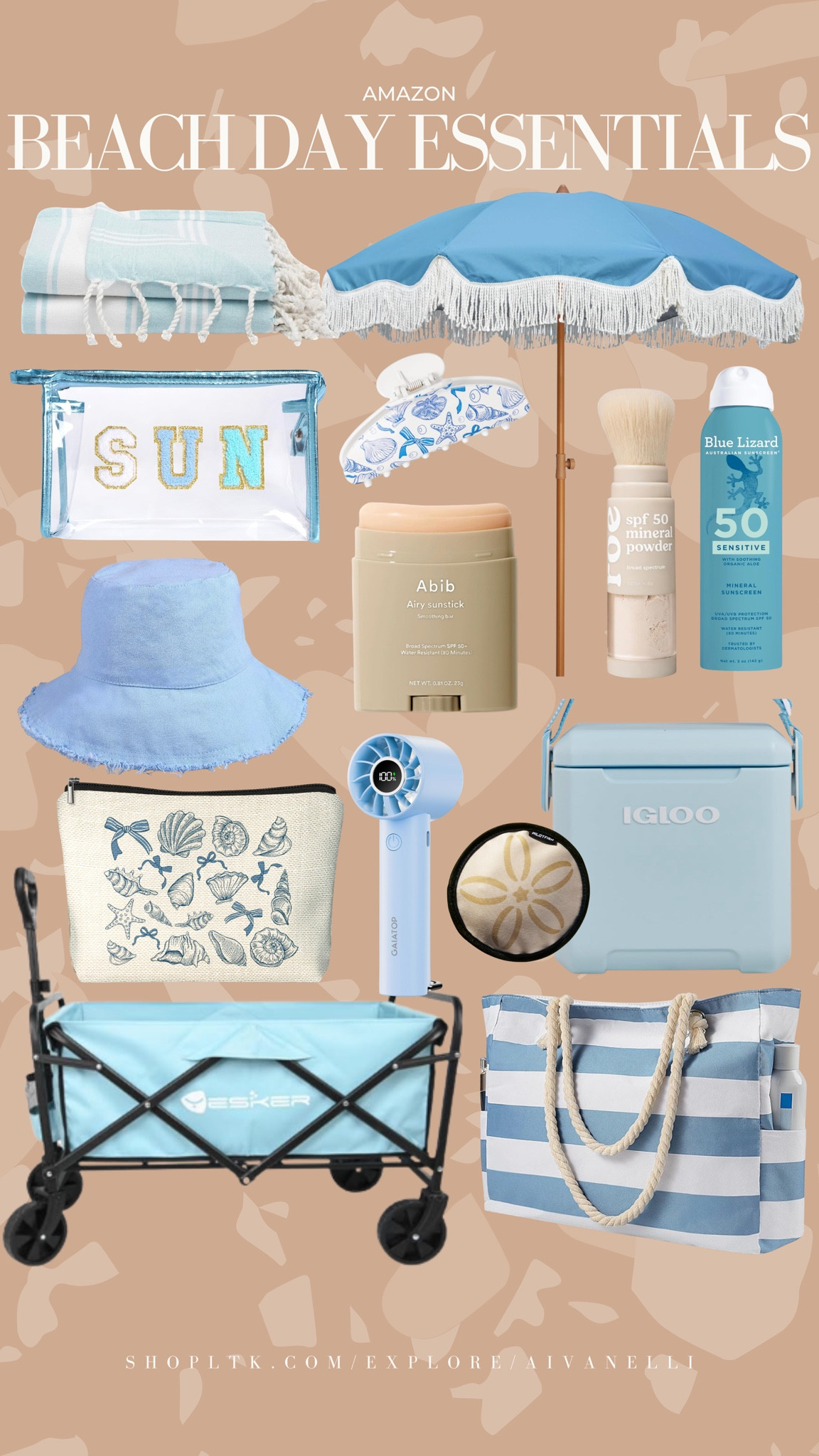 Amazon beach day essentials

oversized beach towel quick dry
sunscreen SPF 50 face and body
straw tote roomy beach bag
insulated cooler drinks and snacks
wide brim hat sun protection
polarized sunglasses beach style
waterproof phone pouch splash safe
portable speaker bluetooth beach vibes
sand proof blanket outdoor essential

#LTKSeasonal #LTKSwim #LTKSaleAlert
