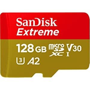 SanDisk 128GB Extreme microSDXC UHS-I Memory Card with Adapter - Up to 160MB/s, C10, U3, V30, 4K,... | Amazon (US)