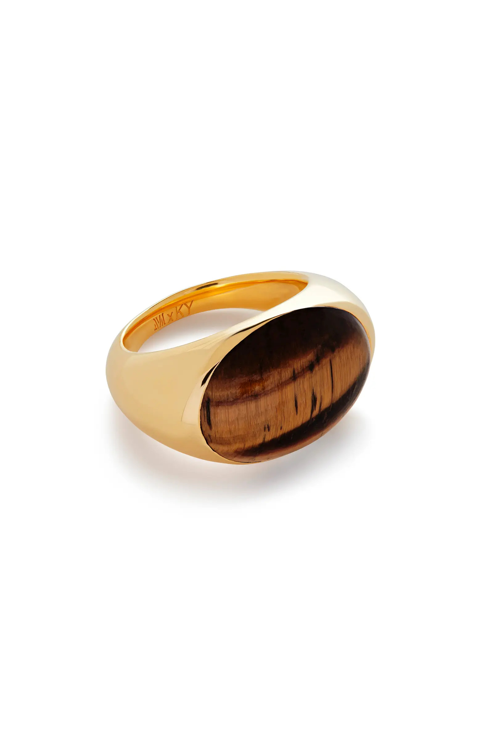 Monica Vinader x Kate Young Tiger's Eye Ring | Nordstrom | Nordstrom