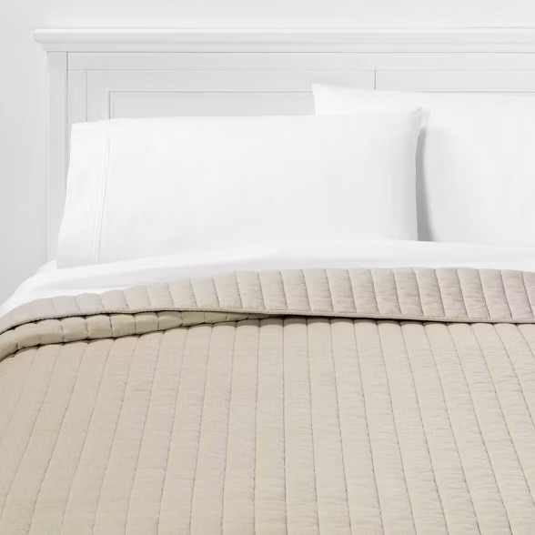 Channel Stitch Velvet Quilt - Threshold™ | Target