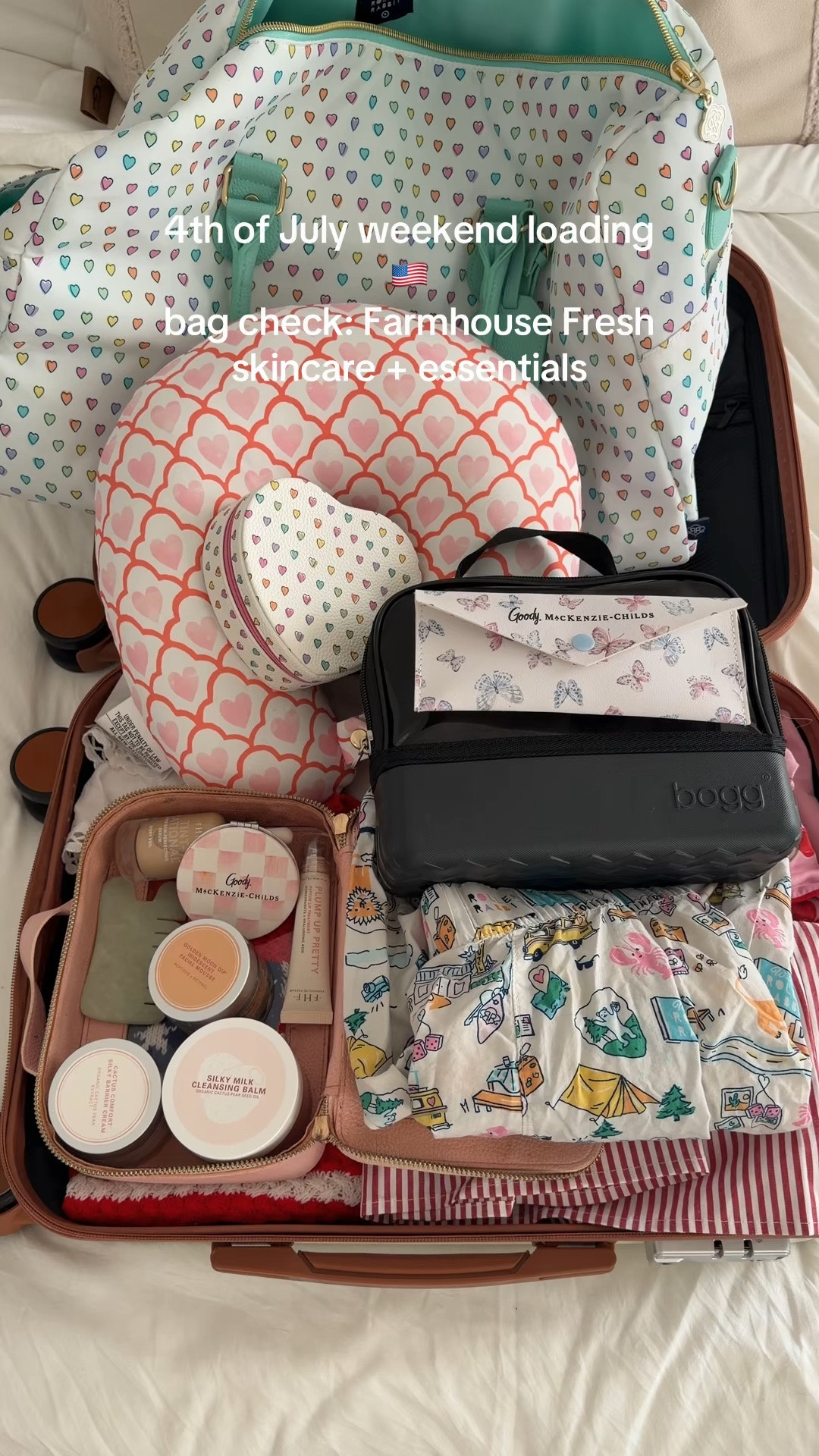 4th of July weekend packing: locked in. 🇺🇸✨

Swimsuits? ✔️
Sunscreen? ✔️
FarmHouse Fresh skincare? Absolutely. 🌿🤍

Nothing better than a weekend away with glowing skin and all the essentials packed. Now it’s time to relax, soak up the sunshine, and make some memories! ☀️🧳

#FourthOfJuly #HolidayWeekend #TravelEssentials #FarmHouseFresh #SkincareRoutine  @shop.ltk  @farmhousefresh