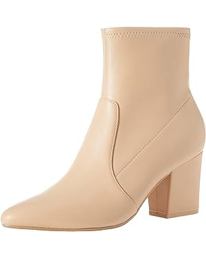 Amazon Essentials Women's Fitted Stretch Heel Boot | Amazon (US)