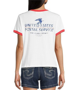 The Laundry Room Short Sleeve United States Postal Graphic Raglan Baby T-Shirt | Dillard's | Dillard's