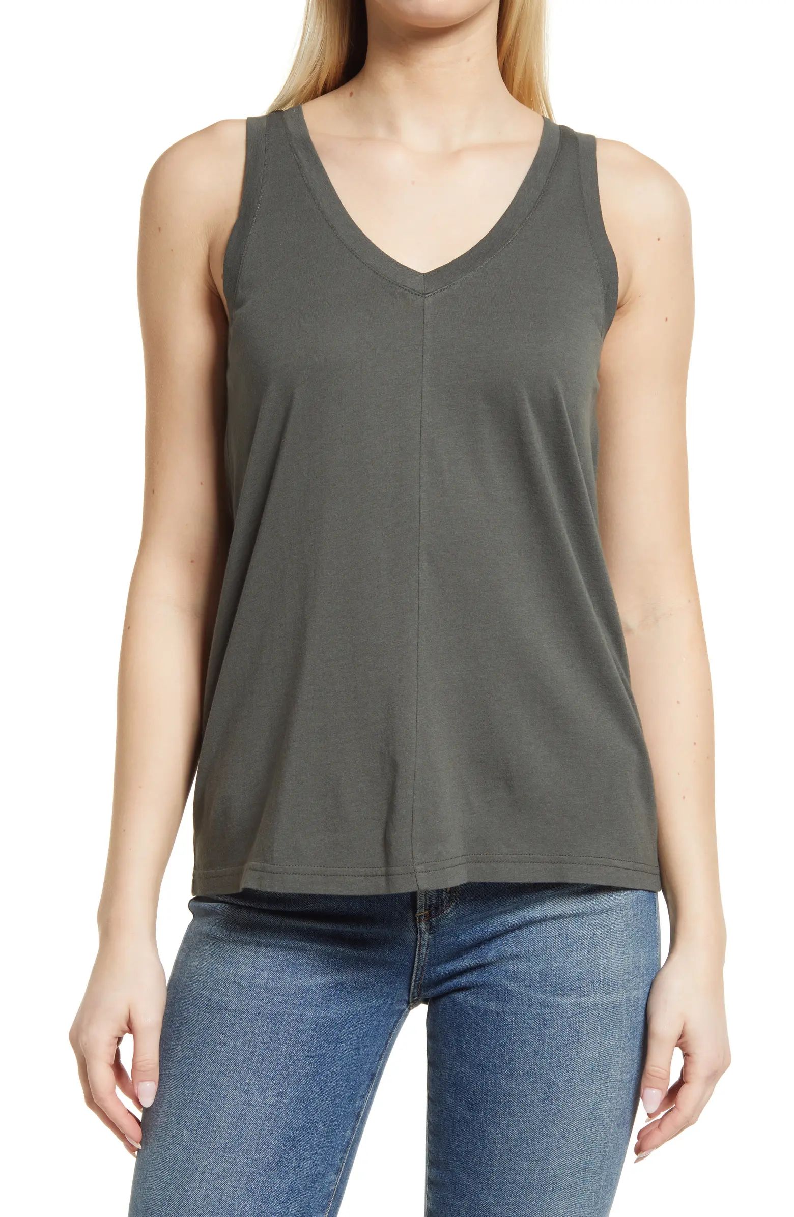 Double V Knit Tank Top | Nordstrom Rack