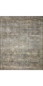 Loloi II Layla Collection LAY-03 Olive / Charcoal, Traditional 3'-6" x 5'-6" Accent Rug | Amazon (US)