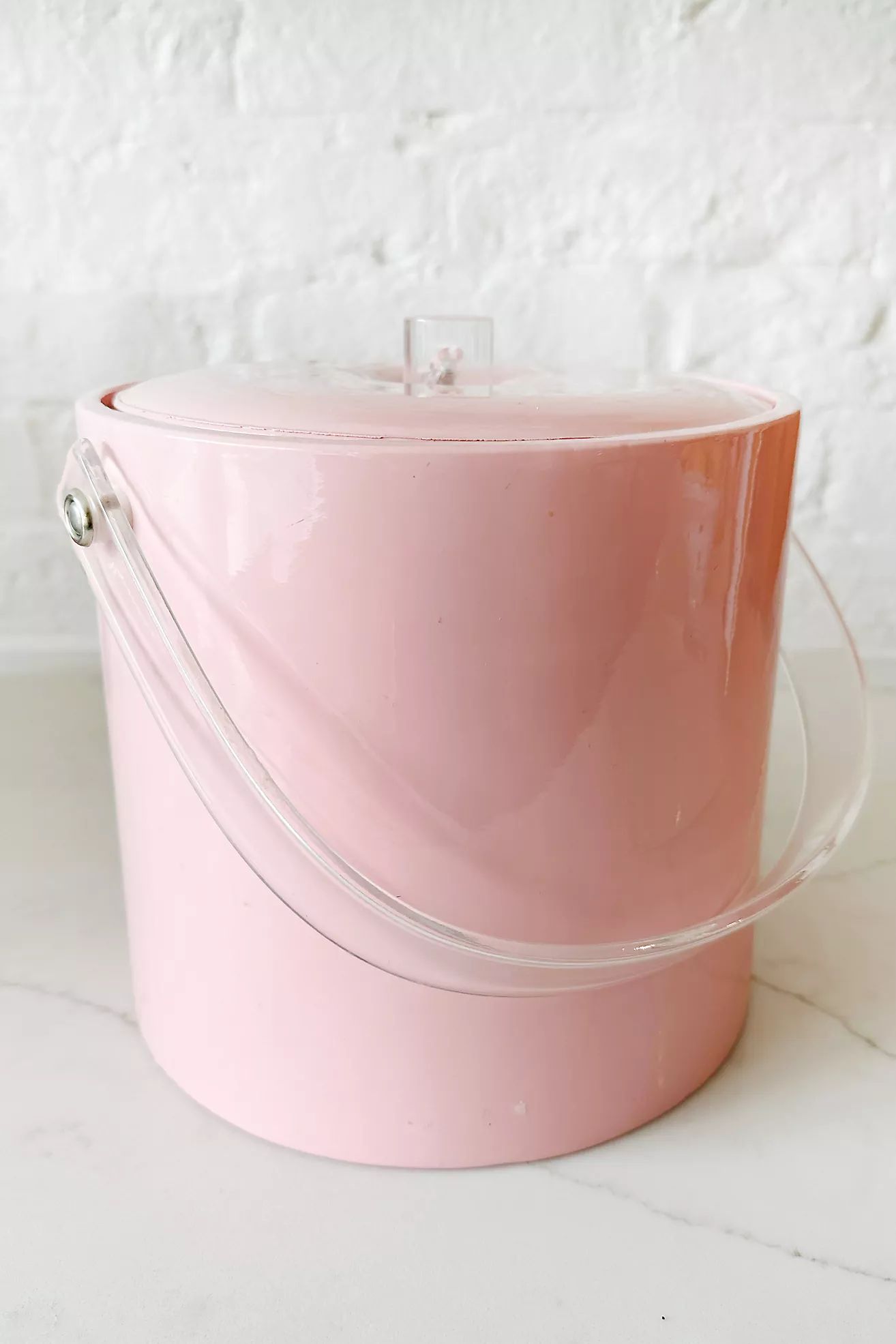 Old Flame Candle Co. Vintage 1960s Bubblegum Pink Ice Bucket | Anthropologie (US)