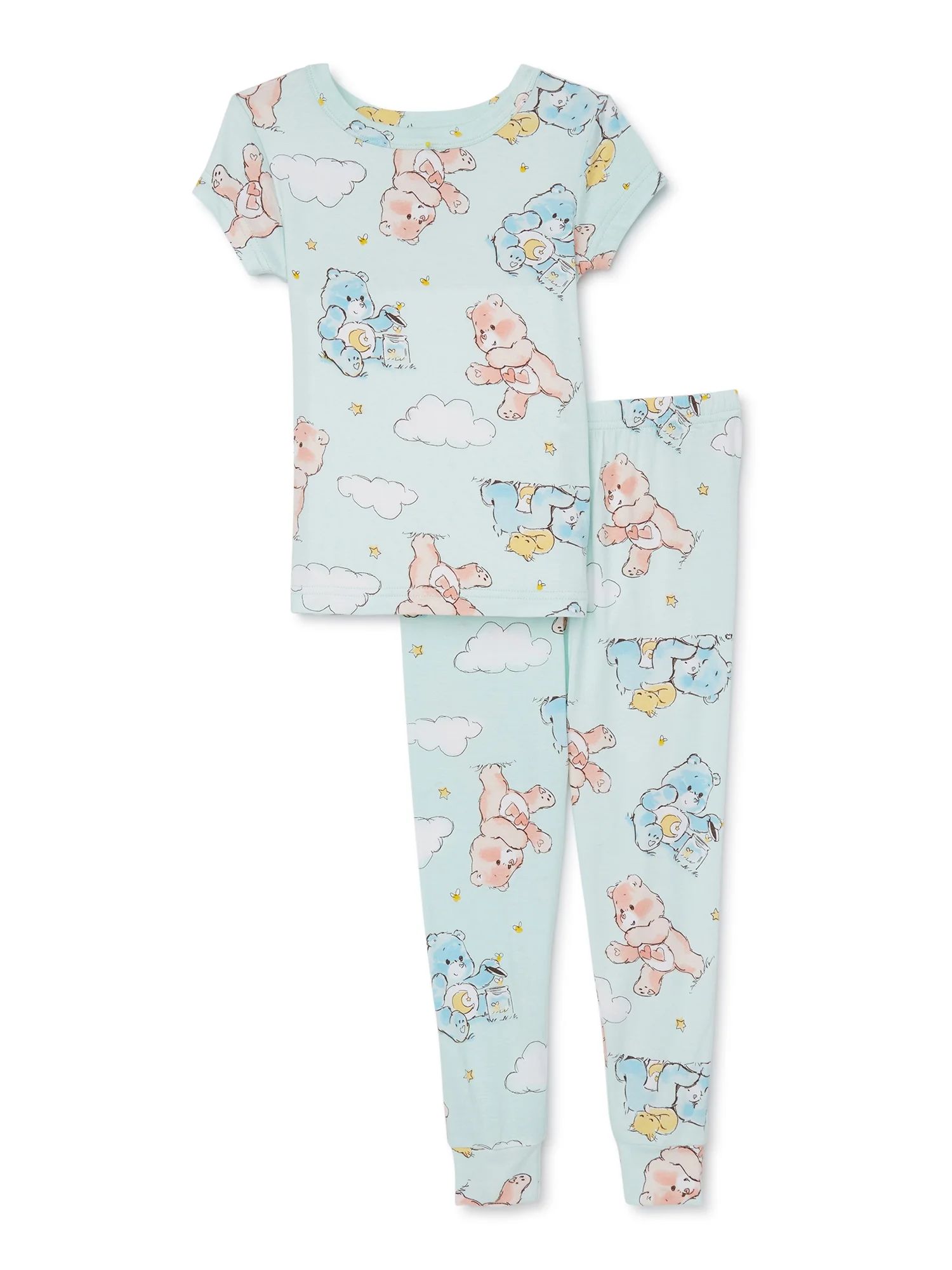 Character Toddler Girl Viscose 2-Piece Pajama Set, Size 12M-5T | Walmart (US)