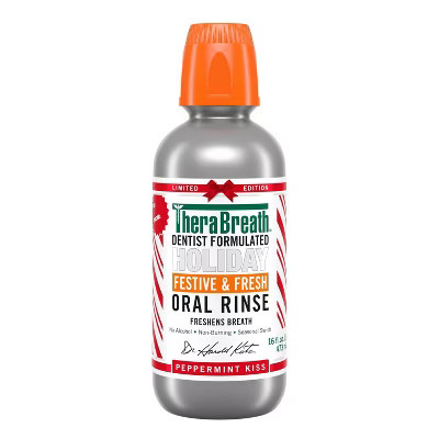 TheraBreath Peppermint Mouthwash - 16 fl oz | Target