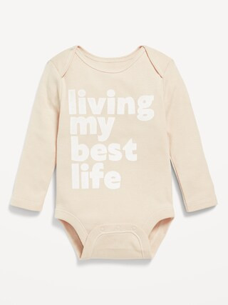 Unisex Long-Sleeve Graphic Bodysuit for Baby | Old Navy (US)