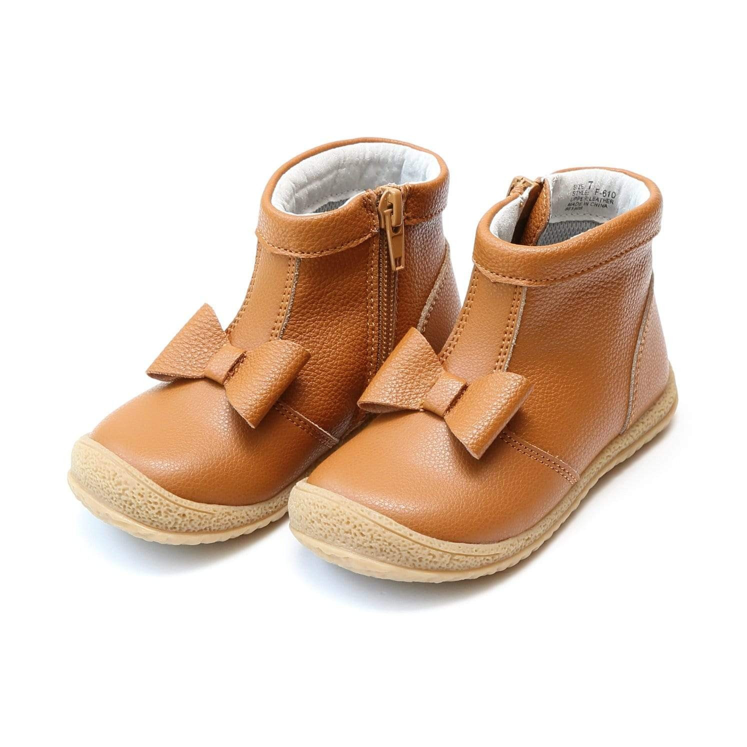 Hilary Bow Boot in Mustard | Ellifox