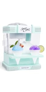 Nostalgia Snow Cone Shaved Ice Machine - Retro Table-Top Slushie Machine Makes 20 Icy Treats - In... | Amazon (US)