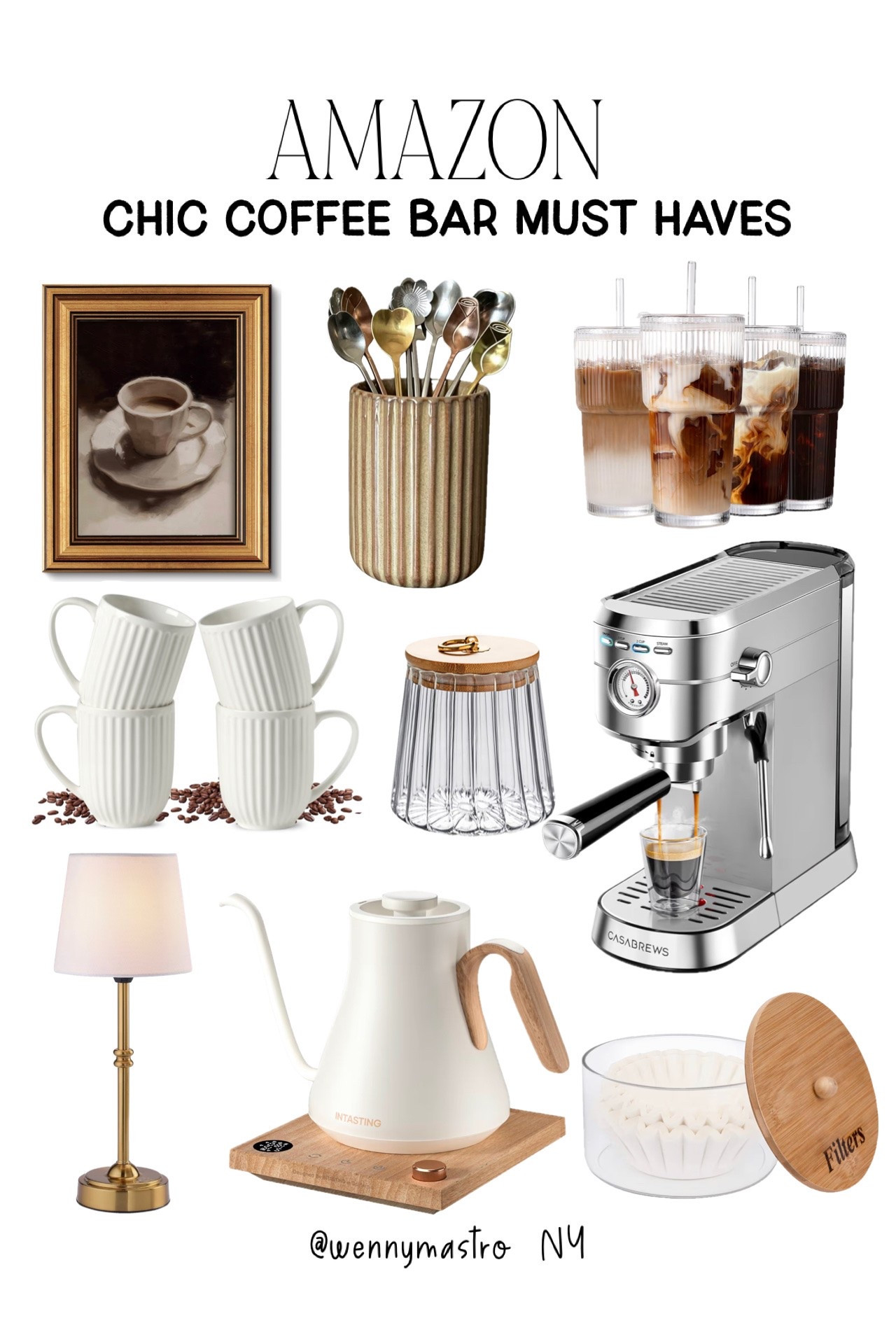 An aesthetic coffee station makes the coffee taste 10x better. Fact.

Coffee bar, coffee station, coffee bar decor, coffee bar essentials

#LTKHome