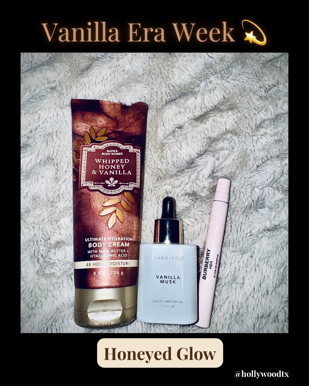 Honeyed Glow is that soft, sweet vanilla that feels like golden hour in a scent 🤍 Cozy, clean, and a little flirty — perfect for brunch or a chill weekend vibe. 

Tap to shop each layer below ✨

#LTKBeauty #LTKStyleTip #LTKFindsUnder50