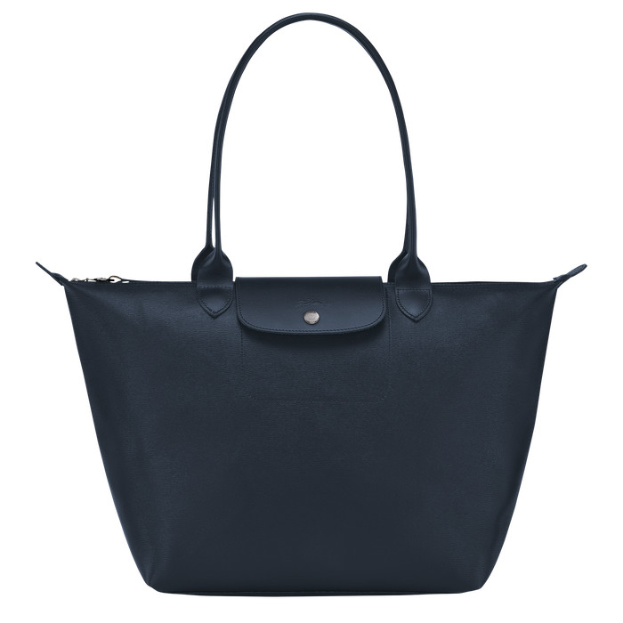 Shopping bag L Le Pliage City Navy (L1899HYQ556) | Longchamp US | Longchamp