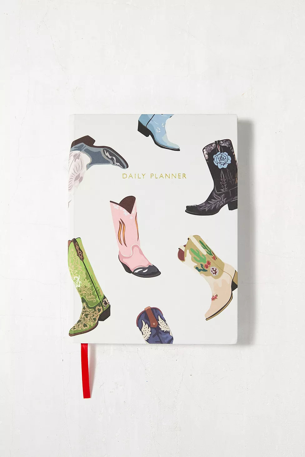 Marfa Western Boots Daily Planner | Urban Outfitters UK