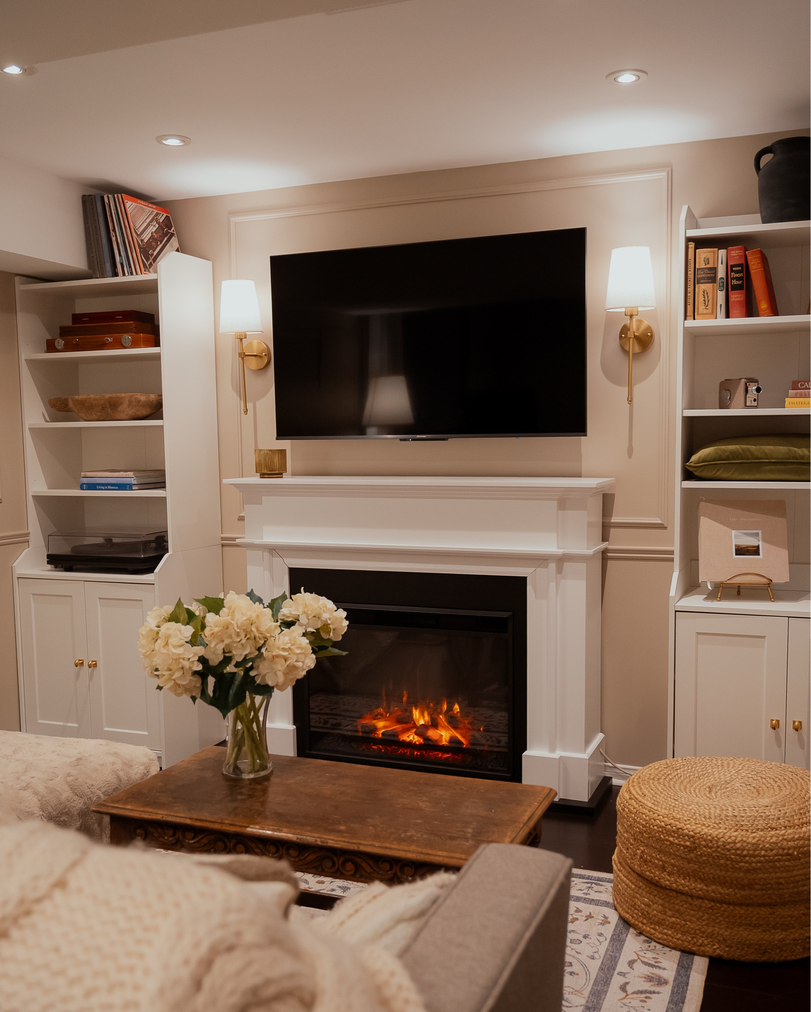 Some of the key cozy elements to transform our basement into our warm and inviting snug! It's all about scent, lighting and texture! Happy to be home ✨

#LTKHome