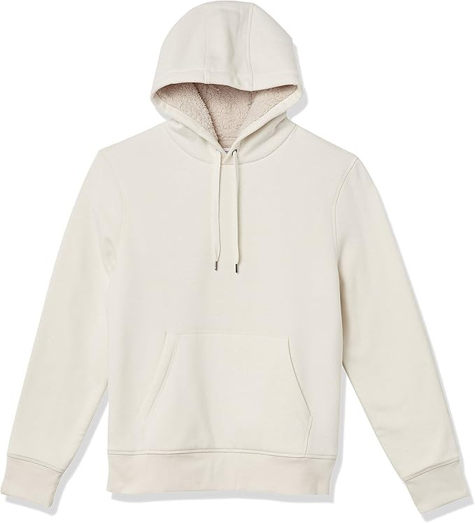 Amazon Essentials Men's Standard Sherpa-Lined Pullover Hoodie Sweatshirt | Amazon (US)
