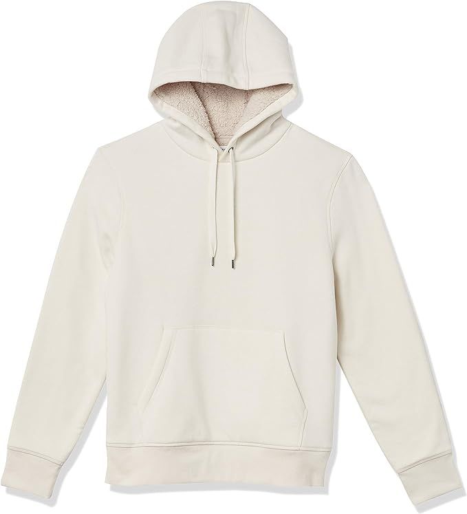 Amazon Essentials Men's Standard Sherpa-Lined Pullover Hoodie Sweatshirt | Amazon (US)