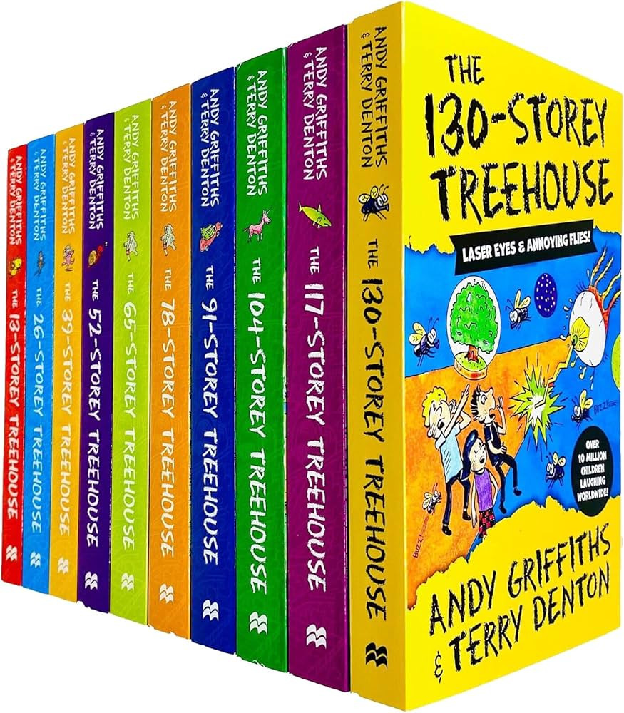 The Treehouse Storey Books 1 - 9 Collection Set by Andy Griffiths & Terry Denton (13-Storey, 26-S... | Amazon (US)