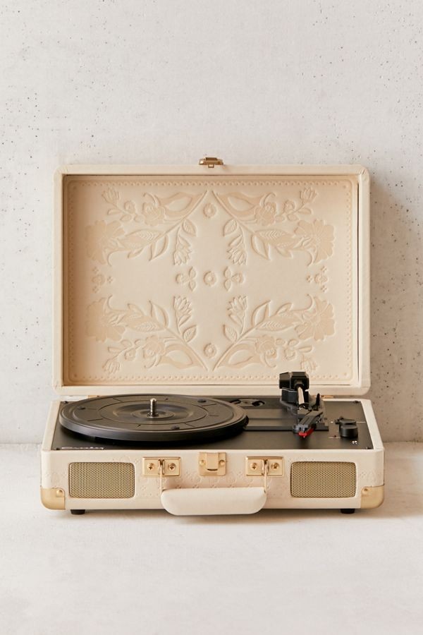 Crosley UO Exclusive Folklore Floral Cruiser Bluetooth Record Player | Urban Outfitters (US and RoW)
