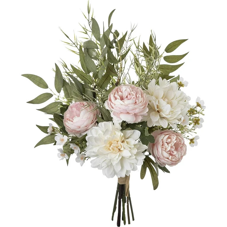 KIRIFLY Fake Artificial Flowers,Silk Faux Flower Bouquet Wedding Decorations Table Centerpiece(Pi... | Walmart (US)