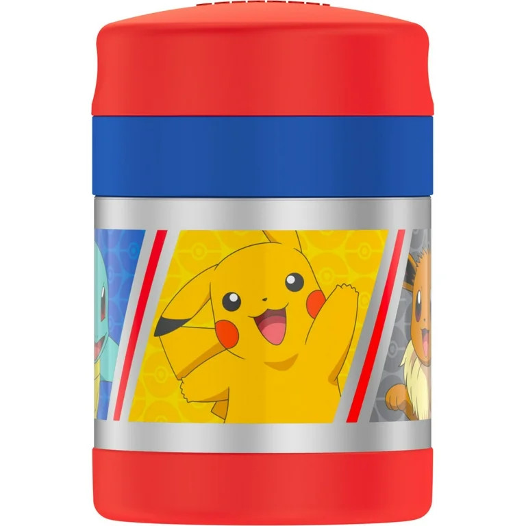 Thermos Vacuum Insulated Funtainer Food Jar with Spoon, Pokémon, 10 ounce | Walmart (US)