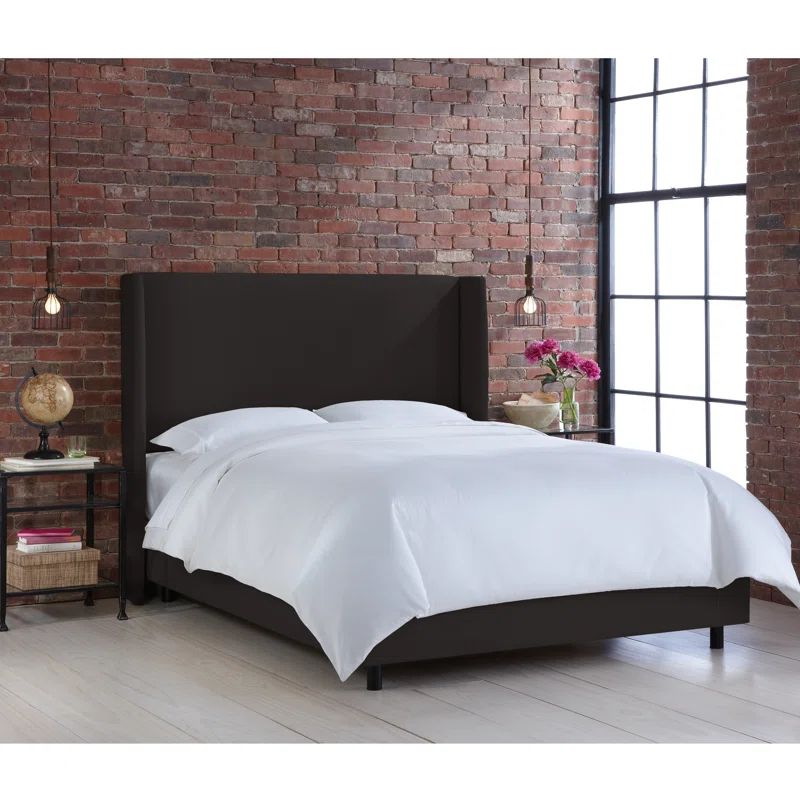 Carey Solid Wood and Upholstered Bed | Wayfair North America