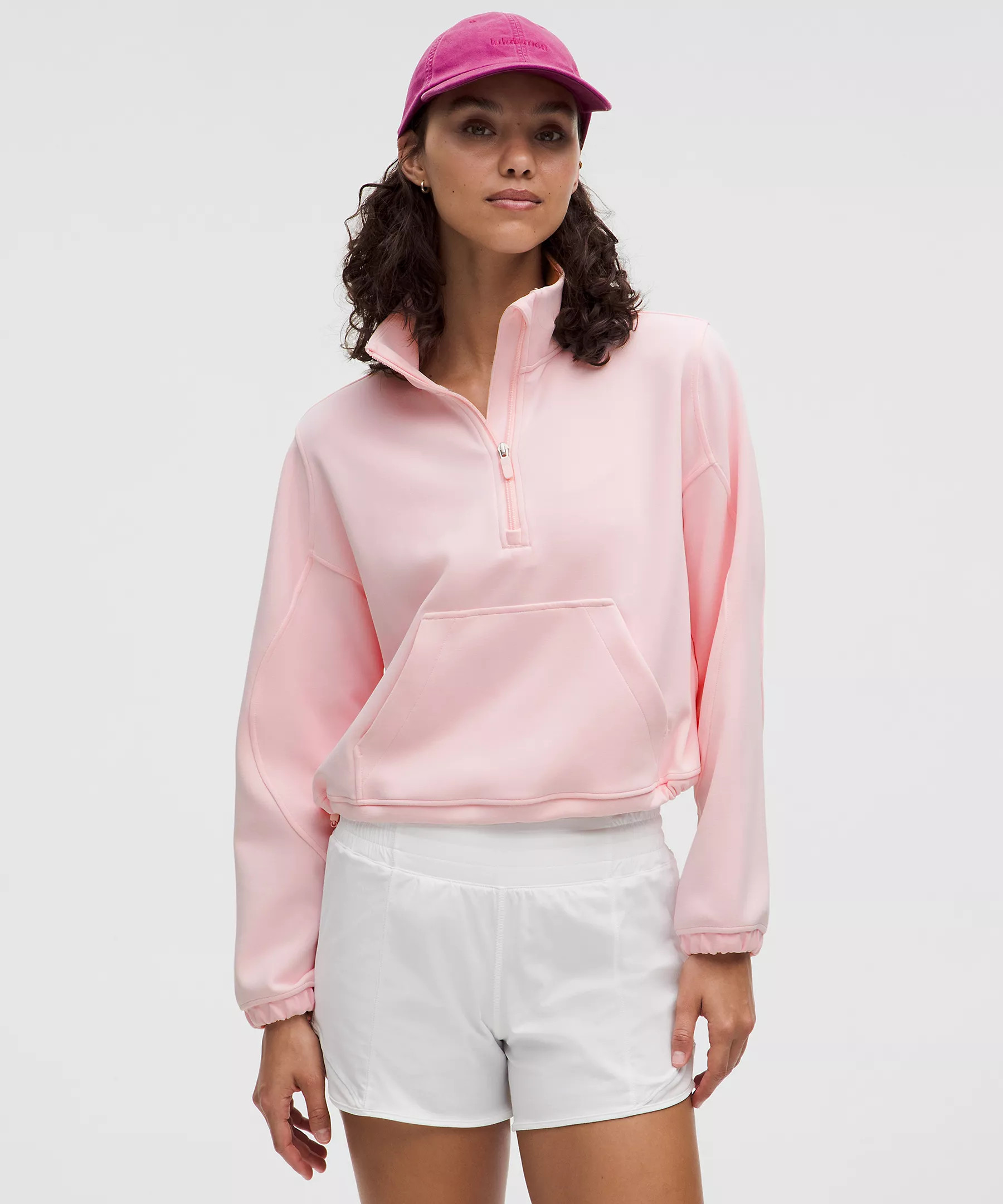 Brushed Softstreme Half Zip | Women's Hoodies & Sweatshirts | lululemon | Lululemon (US)