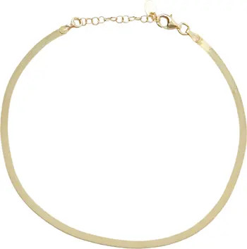Herringbone Chain Anklet | Nordstrom
