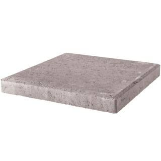 18 in. x 18 in. x 1.75 in. Pewter Square Concrete Step Stone | The Home Depot