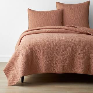 The Company Store Company Cotton Clay King Cotton Quilt C3A3-K-CLAY - The Home Depot | The Home Depot