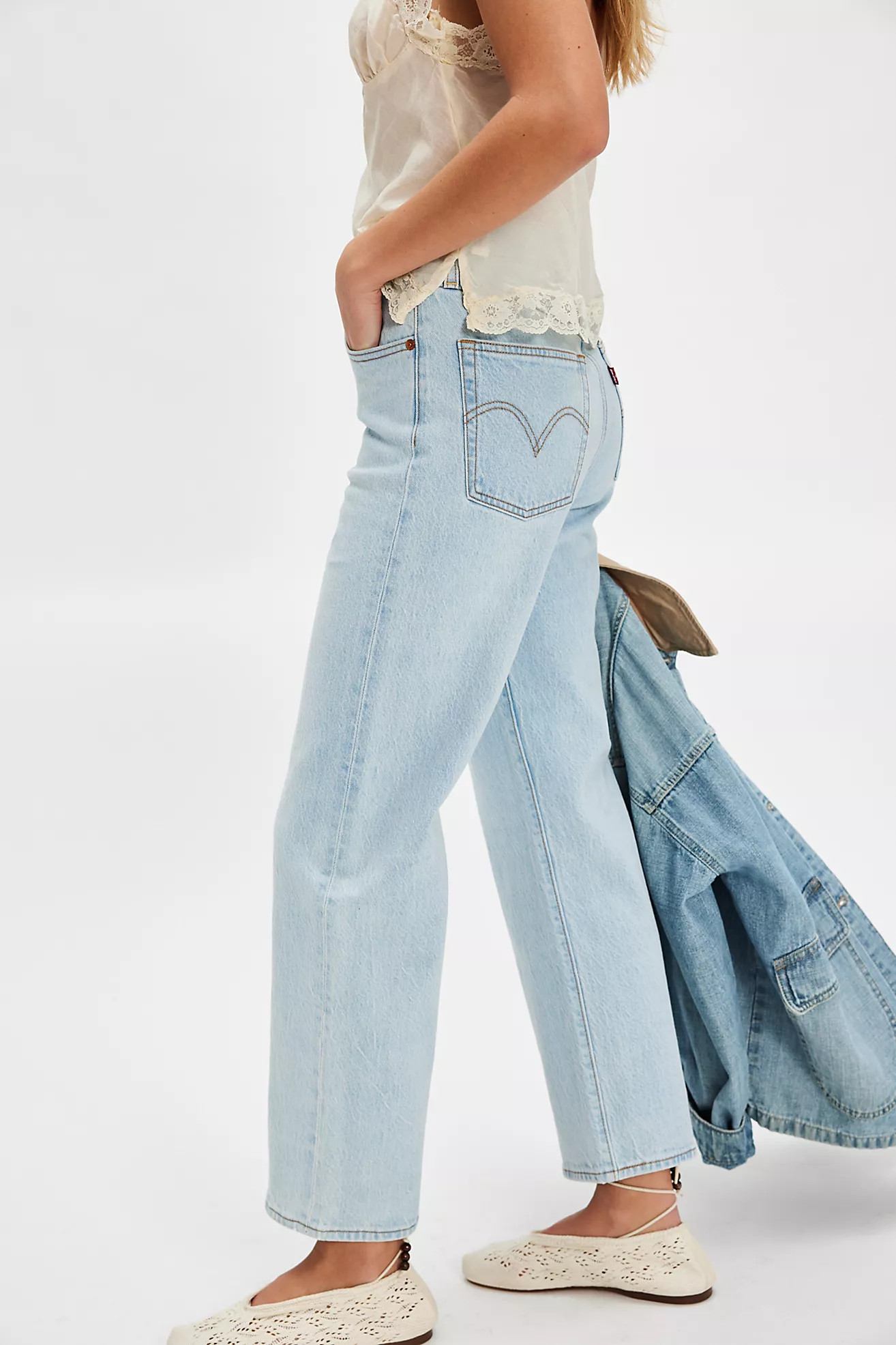Levi's Ribcage Straight Ankle Jeans | Free People (Global - UK&FR Excluded)