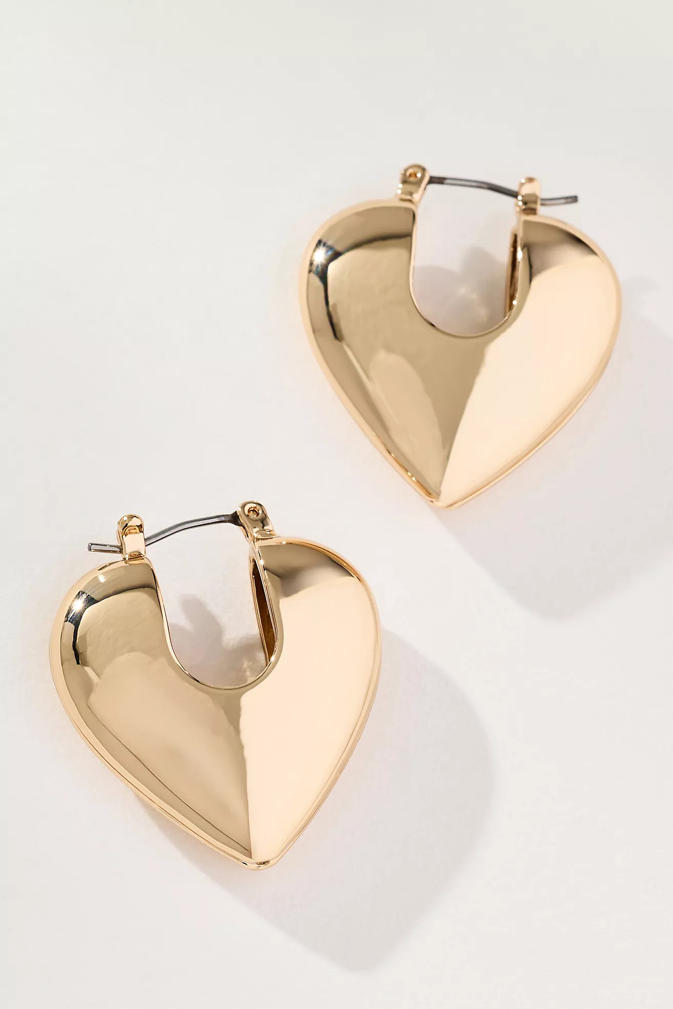 Puffy Heart Huggie Hoop Earrings | Anthropologie (US)