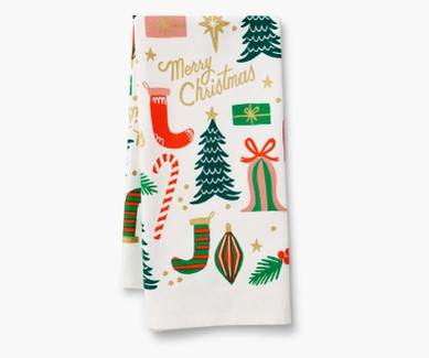 Deck the Halls Holiday Tea Towel | Rifle Paper Co. | Rifle Paper Co.
