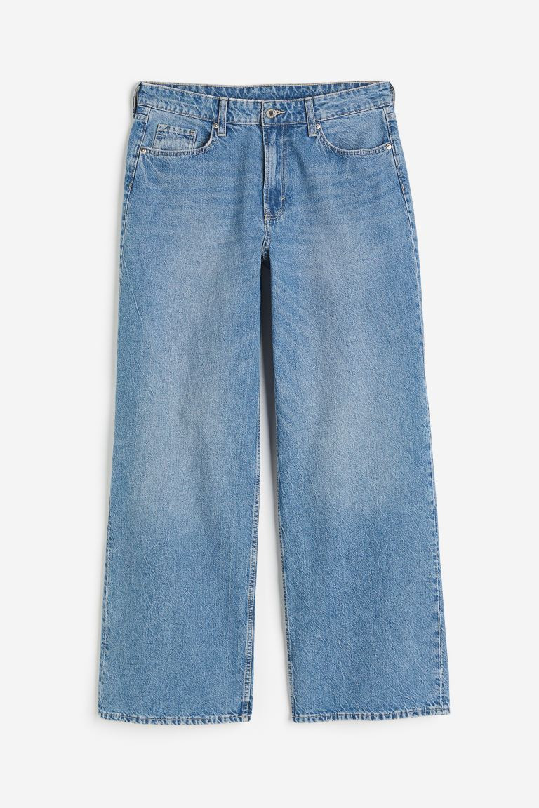 Curvy Fit Wide Regular Jeans | H&M (US + CA)