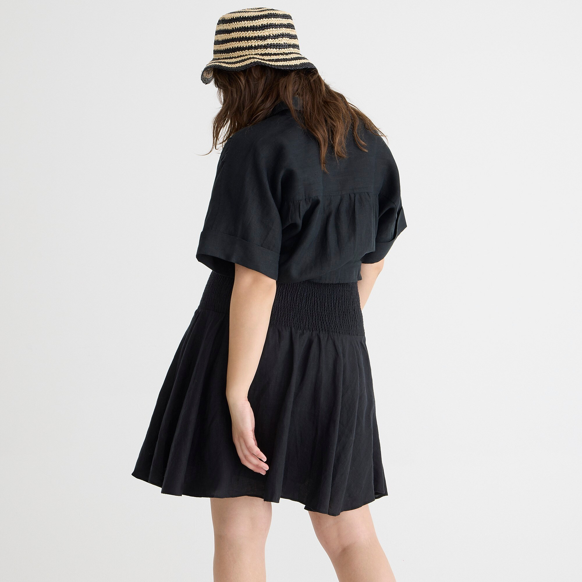 Linen smocked mini skirtItem BG546 
 
 
 
 
 There are no reviews for this product.Be the first t... | J. Crew US