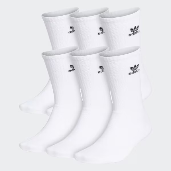 Trefoil Crew Socks 6 Pairs | adidas (US)